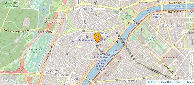 localisation de l'entreprise ASVICA  PARIS