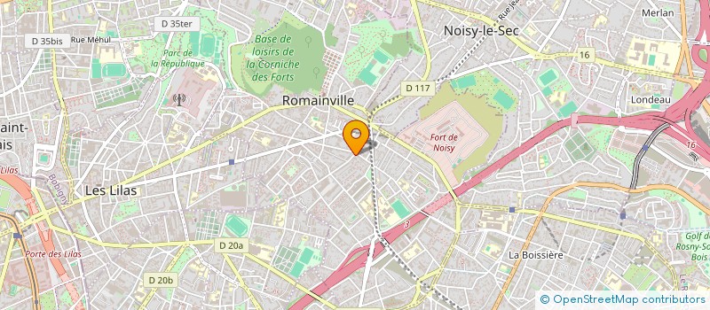 localisation de l'entreprise ASVIN à ROMAINVILLE