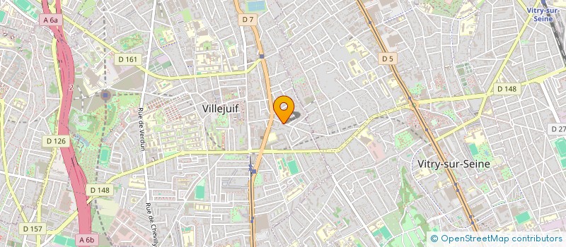 localisation de l'entreprise ASVOR à VILLEJUIF
