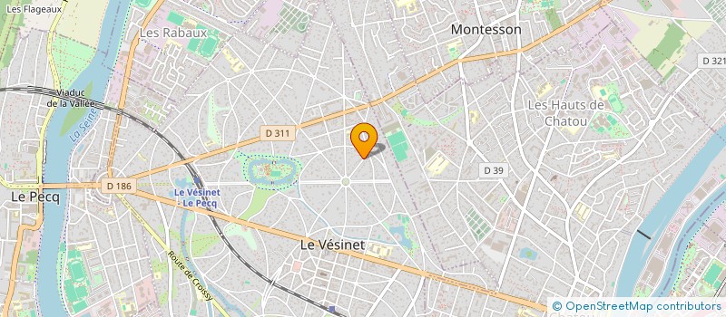 localisation de l'entreprise ASVT1  LE VESINET