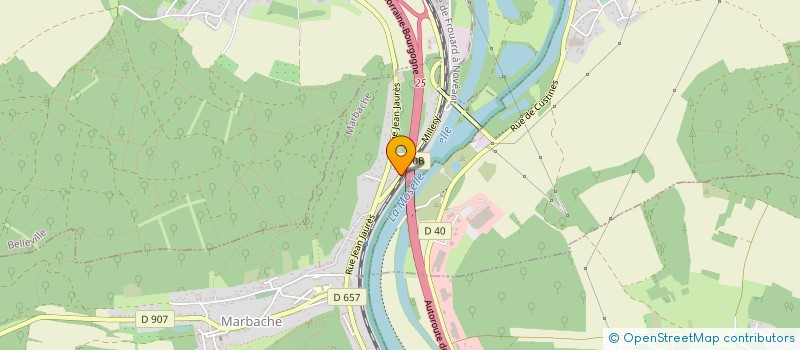 localisation de l'entreprise ASW  MARBACHE