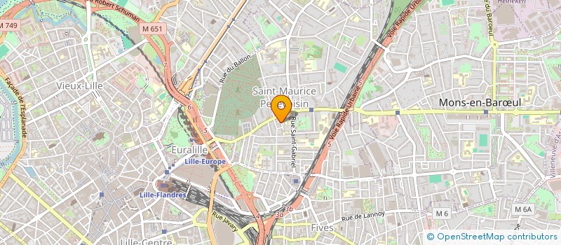 localisation de l'entreprise ASW CONSEIL à LILLE