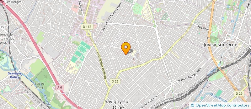 localisation de l'entreprise ASW.PROFILS à SAVIGNY-SUR-ORGE