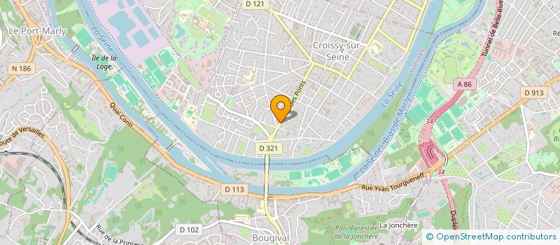 localisation de l'entreprise ASWAM  CROISSY-SUR-SEINE