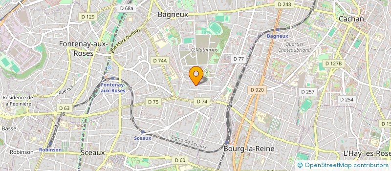 localisation de l'entreprise ASWAN à BAGNEUX