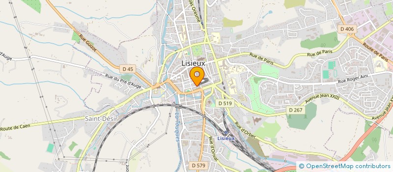 localisation de l'entreprise ASWILL à LISIEUX