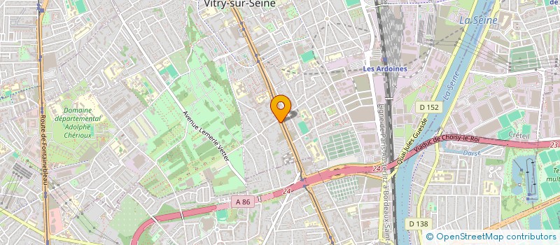 localisation de l'entreprise ASWL à VITRY-SUR-SEINE