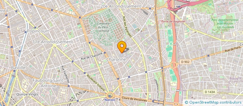 localisation de l'entreprise ASX CONSEIL  PARIS