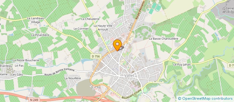 localisation de l'entreprise ASY GROUP INVEST  VALLET