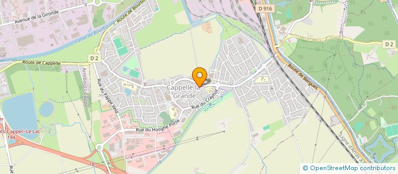 localisation de l'entreprise ASY IMMOBILIER  CAPPELLE-LA-GRANDE