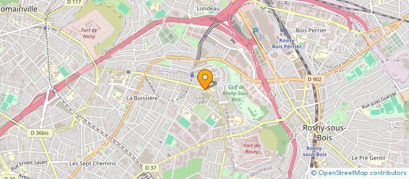 localisation de l'entreprise ASYA à MONTREUIL