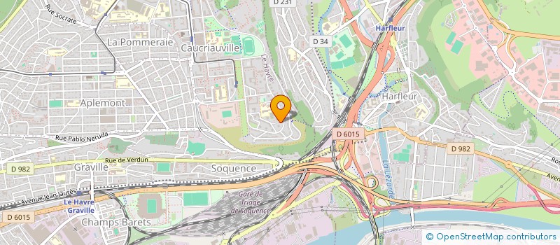 localisation de l'entreprise ASYA à LE HAVRE