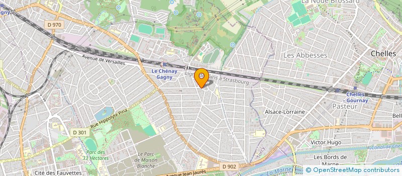 localisation de l'entreprise ASYA à EVRY-COURCOURONNES