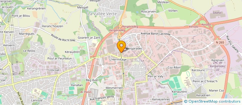 localisation de l'entreprise ASYA à BREST