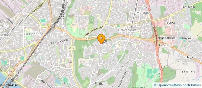 localisation de l'entreprise ASYA  FLOIRAC