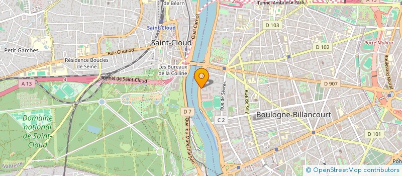 localisation de l'entreprise ASYLUM AUDIO/VISUAL COLLECTIVE à BOULOGNE-BILLANCOURT