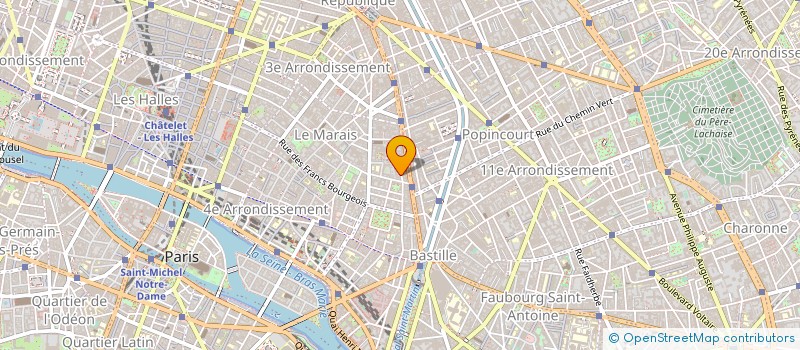 localisation de l'entreprise ASYLUM CENTRE AFFAIRES GESTION DOM COM à PARIS