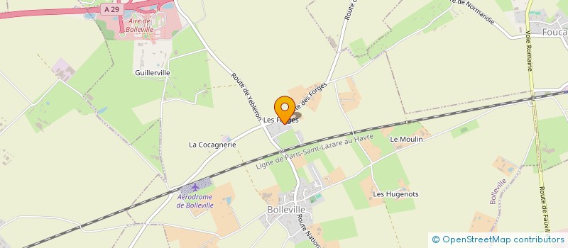 localisation de l'entreprise ASYLUM POPROCK  BOLLEVILLE