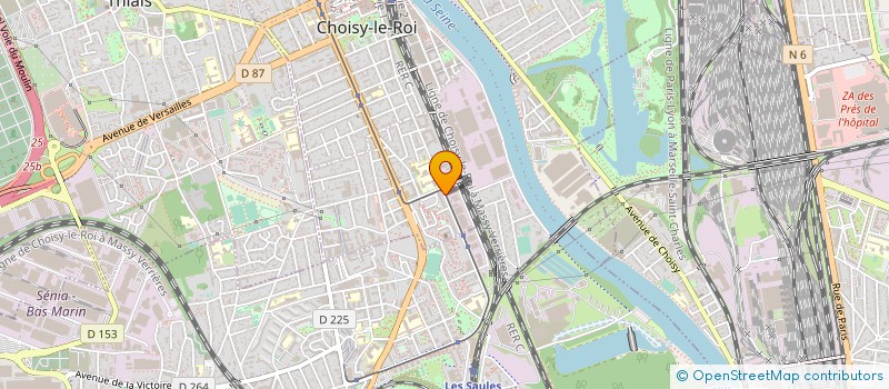 localisation de l'entreprise ASYM GESTION à CHOISY-LE-ROI