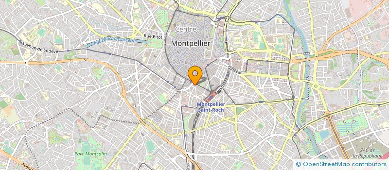 localisation de l'entreprise ASYM SERVICE à MONTPELLIER
