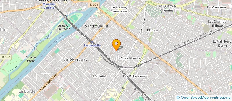 localisation de l'entreprise ASYMPTHOT  SARTROUVILLE