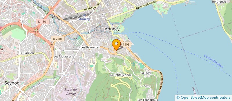 localisation de l'entreprise ASYNC à ANNECY