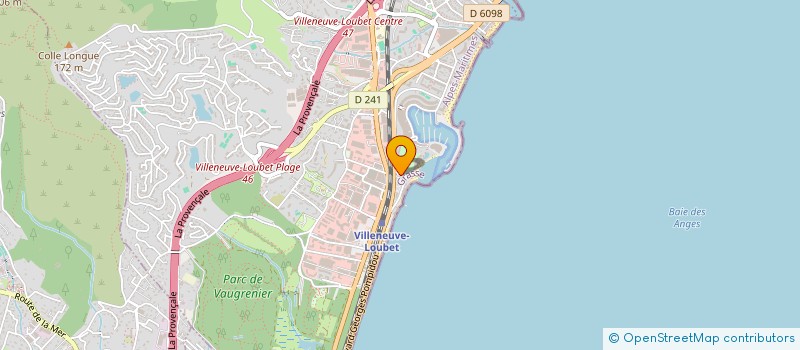 localisation de l'entreprise ASYNPRO à VILLENEUVE-LOUBET