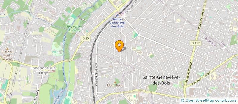 localisation de l'entreprise ASYO CONSULTING  SAINTE-GENEVIEVE-DES-BOIS