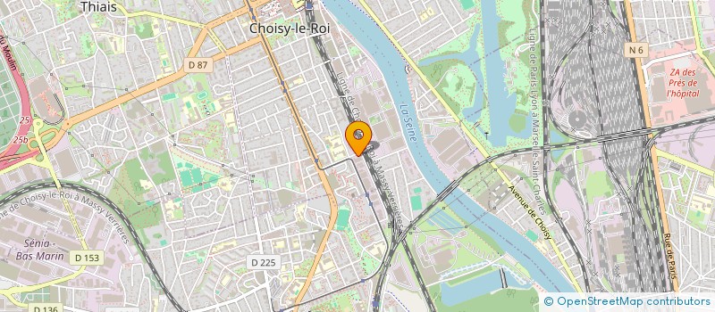 localisation de l'entreprise ASYS TECH COMPUTER à CHOISY-LE-ROI