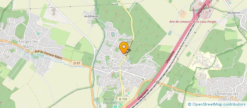 localisation de l'entreprise ASYSCLAY à BRIIS-SOUS-FORGES