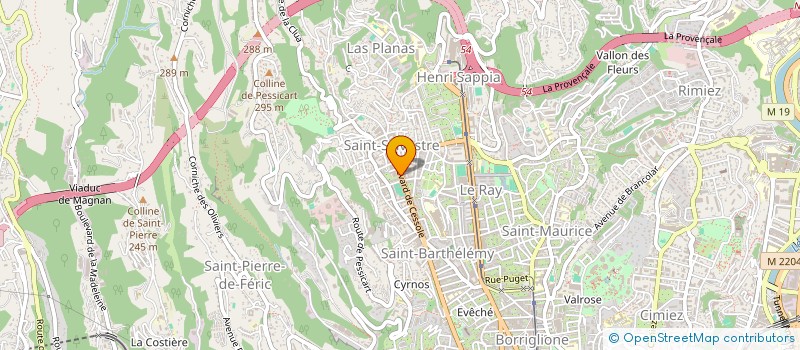 localisation de l'entreprise ASYSTECH  NICE