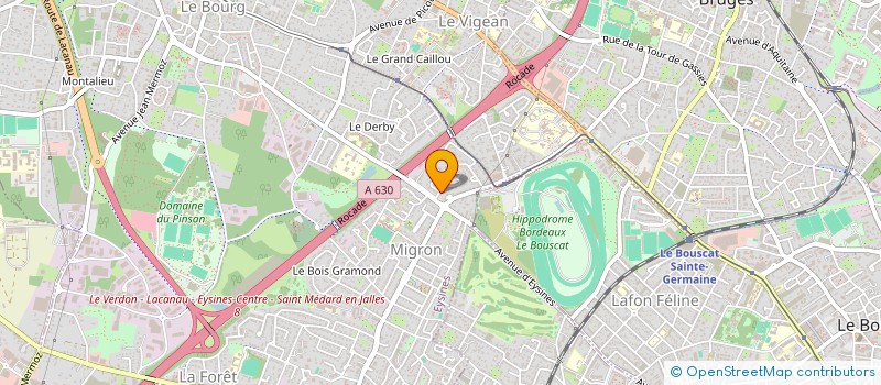 localisation de l'entreprise ASYSTIR RH  EYSINES