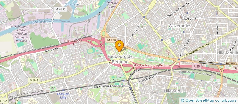 localisation de l'entreprise ASZ  ROUBAIX