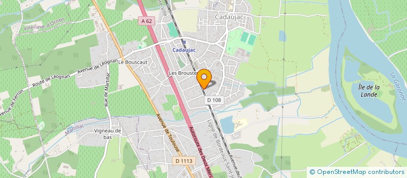 localisation de l'entreprise ASZMA COURTAGE  CADAUJAC