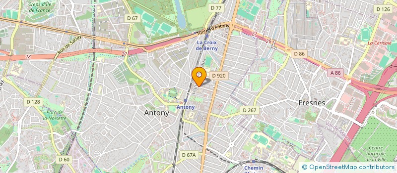 localisation de l'entreprise AT 4CONSULTING à ANTONY