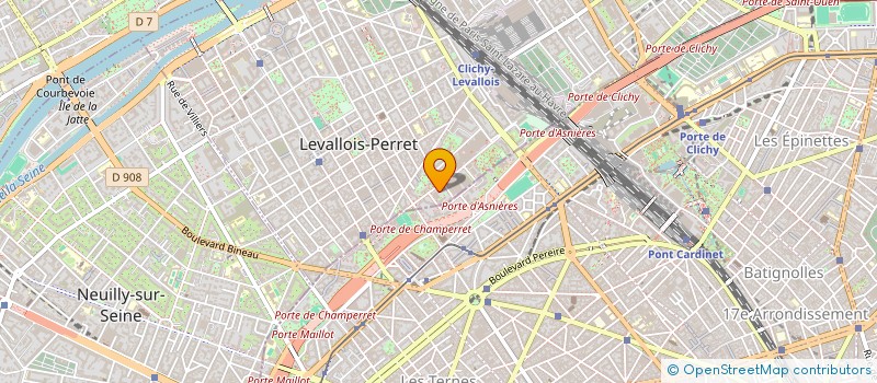localisation de l'entreprise AT à LEVALLOIS-PERRET