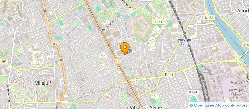 localisation de l'entreprise AT à VITRY-SUR-SEINE