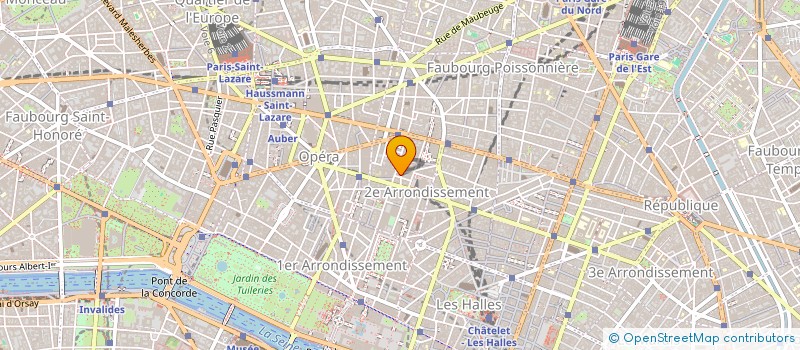 localisation de l'entreprise AT.A SAS D'ARCHITECTURE  PARIS