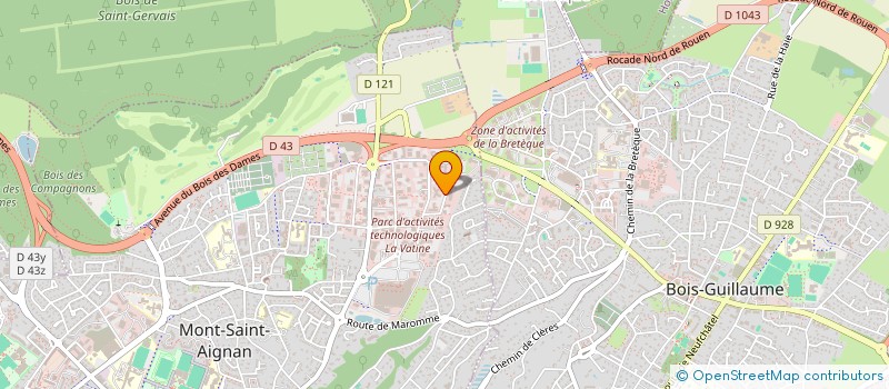 localisation de l'entreprise AT ASSISTANCE à MONT-SAINT-AIGNAN