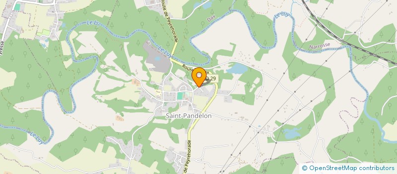 localisation de l'entreprise AT ATTIN  SAINT-PANDELON