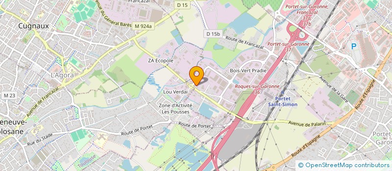 localisation de l'entreprise AT AUTO  PORTET-SUR-GARONNE