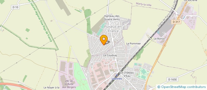 localisation de l'entreprise AT AUTO PRESTIGE  LOUVRES