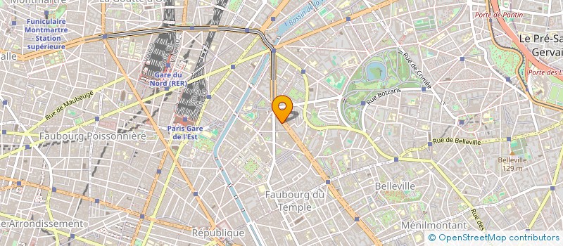 localisation de l'entreprise AT BAT  PARIS