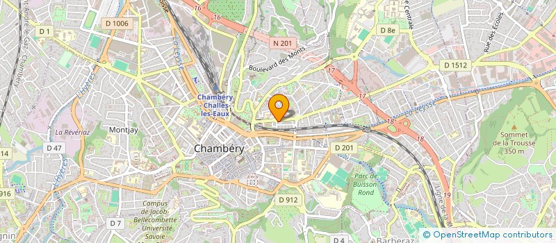 localisation de l'entreprise AT CAR  CHAMBERY