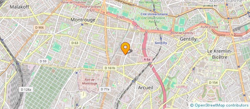 localisation de l'entreprise AT & CO  ARCUEIL