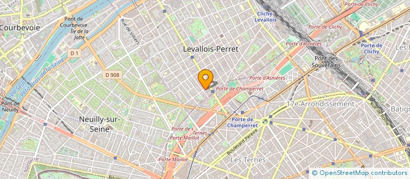 localisation de l'entreprise AT COMMUNICATION à LEVALLOIS-PERRET