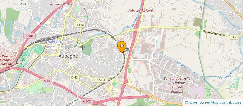 localisation de l'entreprise AT CONCEPT à AUBAGNE