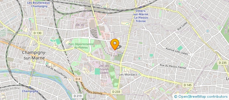 localisation de l'entreprise AT CONSULTING à CHAMPIGNY-SUR-MARNE
