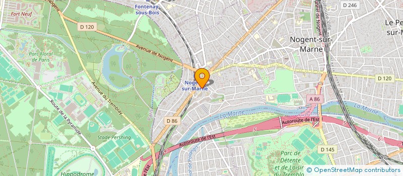 localisation de l'entreprise AT CONSULTING  NOGENT-SUR-MARNE