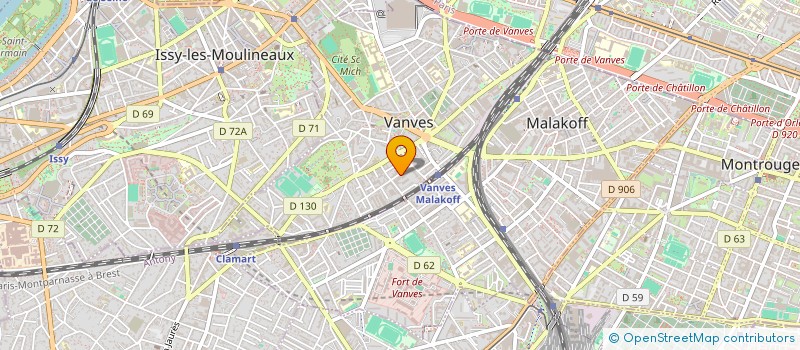 localisation de l'entreprise AT CONSULTING  VANVES